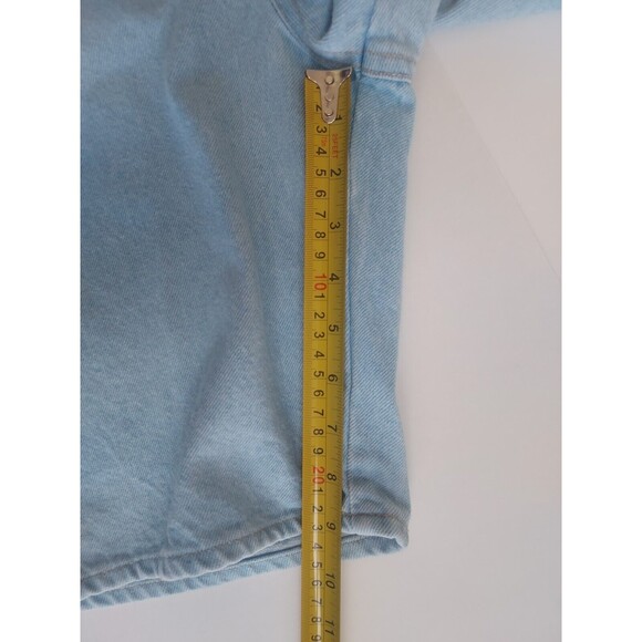 Vintage Ladies Hunt Club Denim Bermuda Shorts High Rise Light Wash Size 12T - Picture 4 of 7